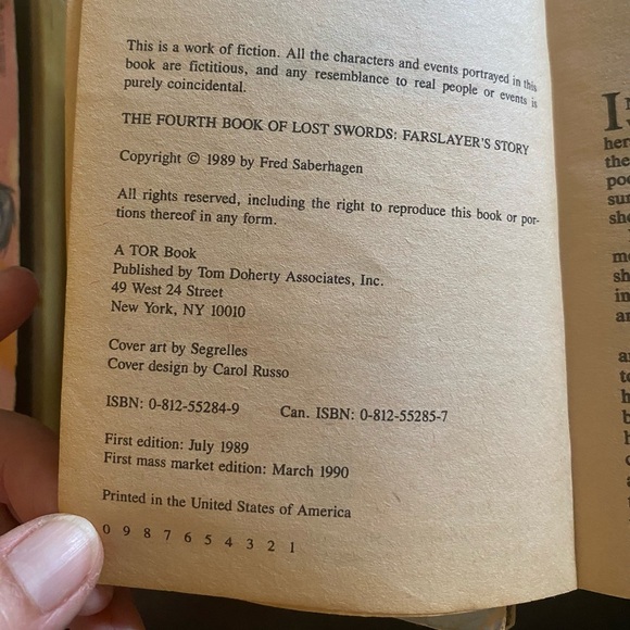 Vintage Paperback Novels Lost Swords Series Fantasy bookset of 4 Fred Saberhagen - Picture 14 of 14